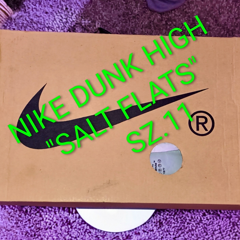 Nike Dunk High "Salt Flats" - Black